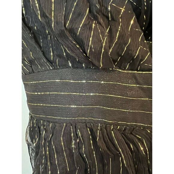 TOBI Silk Wrap Dress  - Picture 3 of 6